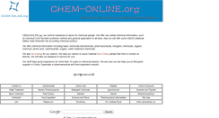 Desktop Screenshot of chem-online.org